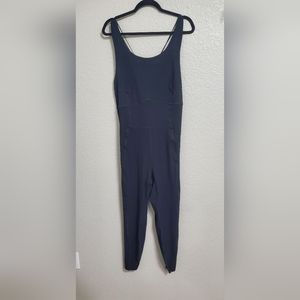 Nike Yoga Dri-FIT Tight Fit Black Jumpsuit 7/8 Length Women's Plus Size 2X NWT